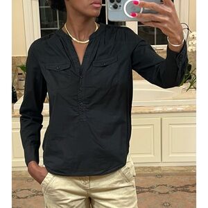 Cotton popover shirt